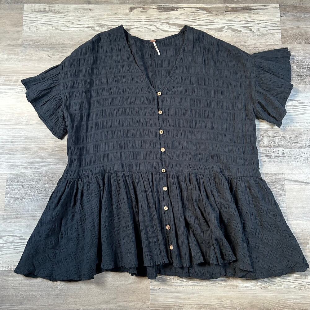 Free People Black Mini Dress